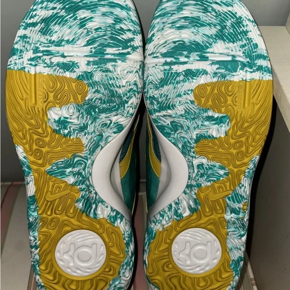 “NWOT” Nike KD Trey 5 X Basketball Shoes Clear Jade Teal Sail DD9538-300 Size 18